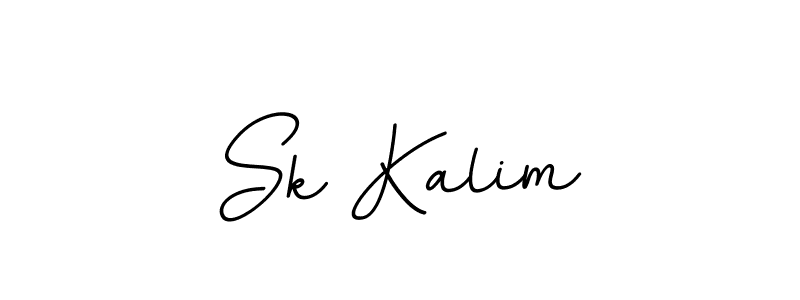 Sk Kalim stylish signature style. Best Handwritten Sign (BallpointsItalic-DORy9) for my name. Handwritten Signature Collection Ideas for my name Sk Kalim. Sk Kalim signature style 11 images and pictures png