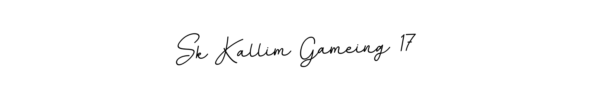 Here are the top 10 professional signature styles for the name Sk Kallim Gameing 17. These are the best autograph styles you can use for your name. Sk Kallim Gameing 17 signature style 11 images and pictures png