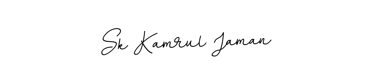 The best way (BallpointsItalic-DORy9) to make a short signature is to pick only two or three words in your name. The name Sk Kamrul Jaman include a total of six letters. For converting this name. Sk Kamrul Jaman signature style 11 images and pictures png