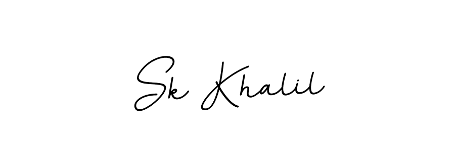How to Draw Sk Khalil signature style? BallpointsItalic-DORy9 is a latest design signature styles for name Sk Khalil. Sk Khalil signature style 11 images and pictures png