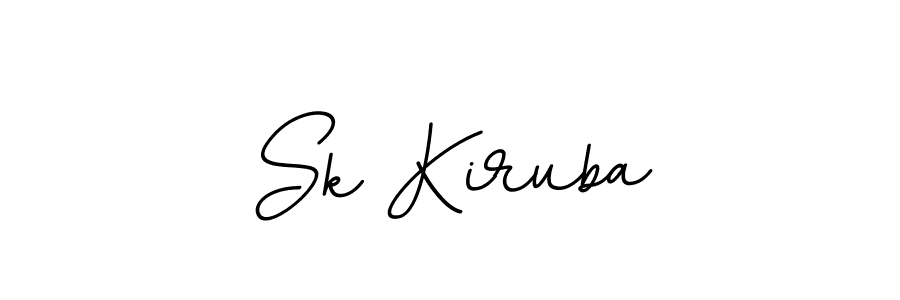 You should practise on your own different ways (BallpointsItalic-DORy9) to write your name (Sk Kiruba) in signature. don't let someone else do it for you. Sk Kiruba signature style 11 images and pictures png