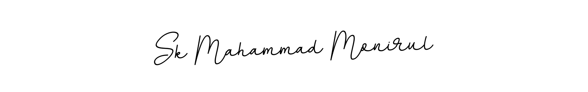 How to make Sk Mahammad Monirul name signature. Use BallpointsItalic-DORy9 style for creating short signs online. This is the latest handwritten sign. Sk Mahammad Monirul signature style 11 images and pictures png