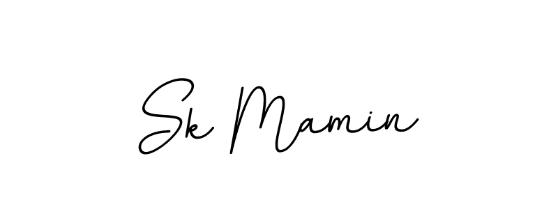 You should practise on your own different ways (BallpointsItalic-DORy9) to write your name (Sk Mamin) in signature. don't let someone else do it for you. Sk Mamin signature style 11 images and pictures png