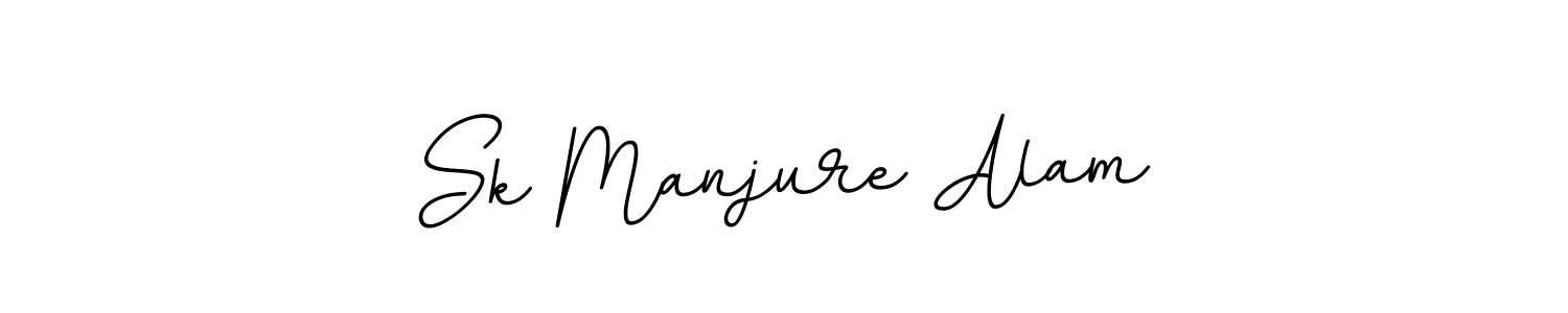 You should practise on your own different ways (BallpointsItalic-DORy9) to write your name (Sk Manjure Alam) in signature. don't let someone else do it for you. Sk Manjure Alam signature style 11 images and pictures png