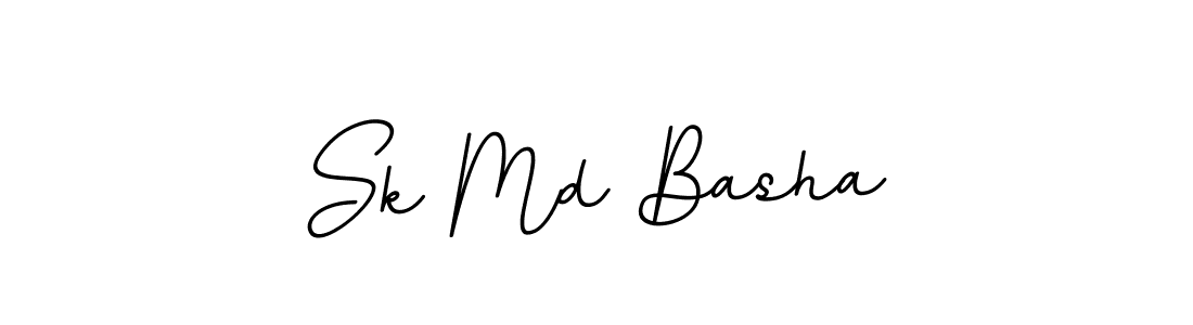 Make a beautiful signature design for name Sk Md Basha. With this signature (BallpointsItalic-DORy9) style, you can create a handwritten signature for free. Sk Md Basha signature style 11 images and pictures png