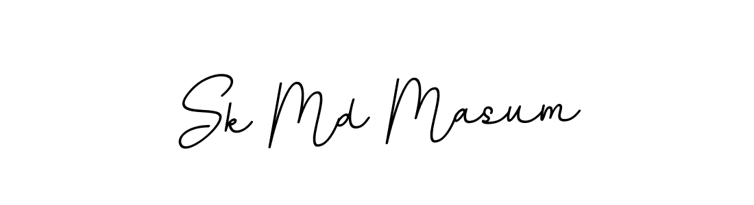Create a beautiful signature design for name Sk Md Masum. With this signature (BallpointsItalic-DORy9) fonts, you can make a handwritten signature for free. Sk Md Masum signature style 11 images and pictures png