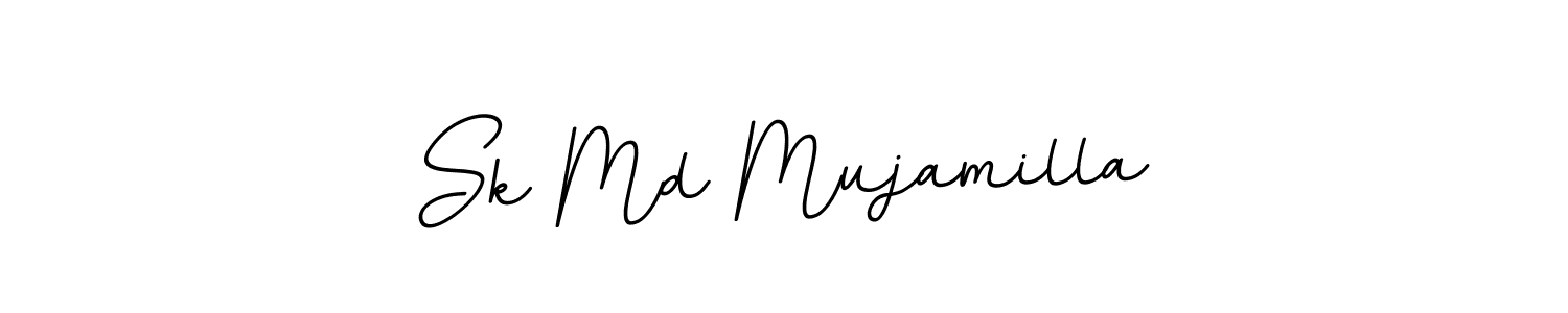 Create a beautiful signature design for name Sk Md Mujamilla. With this signature (BallpointsItalic-DORy9) fonts, you can make a handwritten signature for free. Sk Md Mujamilla signature style 11 images and pictures png