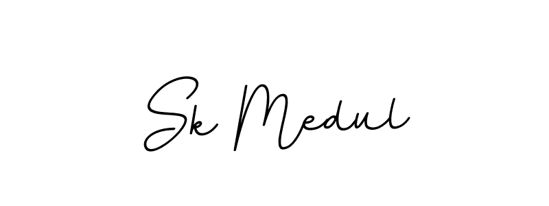Design your own signature with our free online signature maker. With this signature software, you can create a handwritten (BallpointsItalic-DORy9) signature for name Sk Medul. Sk Medul signature style 11 images and pictures png