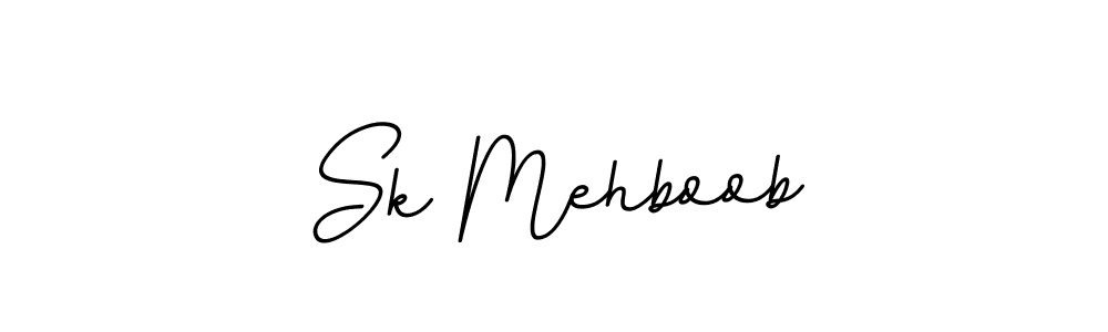 The best way (BallpointsItalic-DORy9) to make a short signature is to pick only two or three words in your name. The name Sk Mehboob include a total of six letters. For converting this name. Sk Mehboob signature style 11 images and pictures png