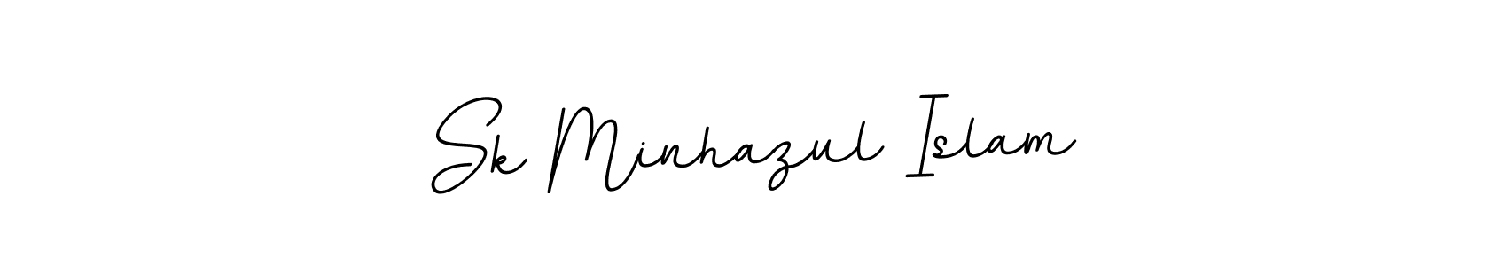 Sk Minhazul Islam stylish signature style. Best Handwritten Sign (BallpointsItalic-DORy9) for my name. Handwritten Signature Collection Ideas for my name Sk Minhazul Islam. Sk Minhazul Islam signature style 11 images and pictures png