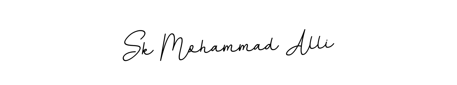 Use a signature maker to create a handwritten signature online. With this signature software, you can design (BallpointsItalic-DORy9) your own signature for name Sk Mohammad Alli. Sk Mohammad Alli signature style 11 images and pictures png