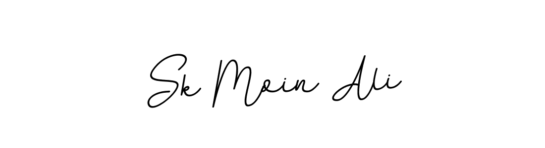 Make a beautiful signature design for name Sk Moin Ali. With this signature (BallpointsItalic-DORy9) style, you can create a handwritten signature for free. Sk Moin Ali signature style 11 images and pictures png