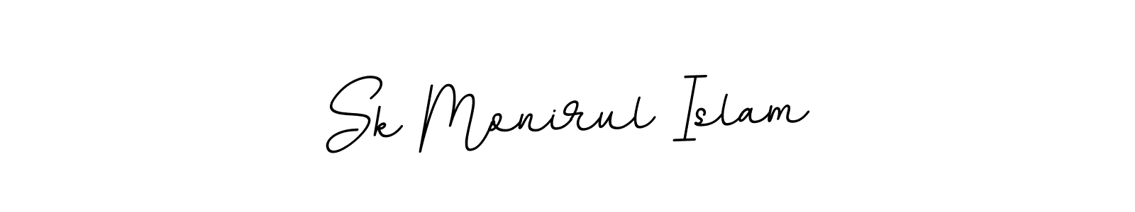 Use a signature maker to create a handwritten signature online. With this signature software, you can design (BallpointsItalic-DORy9) your own signature for name Sk Monirul Islam. Sk Monirul Islam signature style 11 images and pictures png