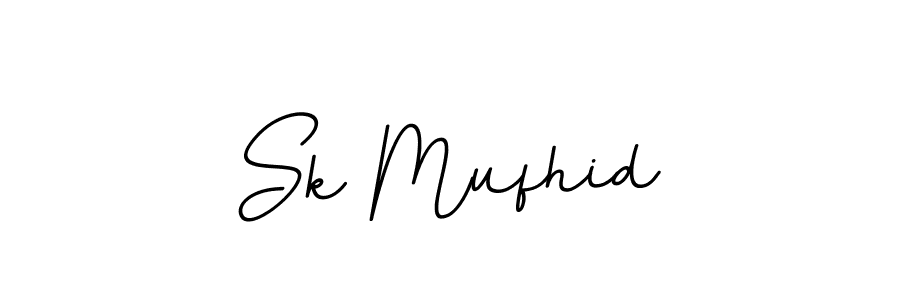 Sk Mufhid stylish signature style. Best Handwritten Sign (BallpointsItalic-DORy9) for my name. Handwritten Signature Collection Ideas for my name Sk Mufhid. Sk Mufhid signature style 11 images and pictures png