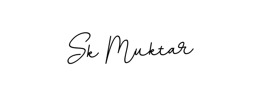 Use a signature maker to create a handwritten signature online. With this signature software, you can design (BallpointsItalic-DORy9) your own signature for name Sk Muktar. Sk Muktar signature style 11 images and pictures png