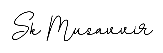 Designed for modern professionals: Sk Musavvir name signature crafted with BallpointsItalic-DORy9 script. Ready for digital PDF workflows. Sk Musavvir signature style 11 images and pictures png