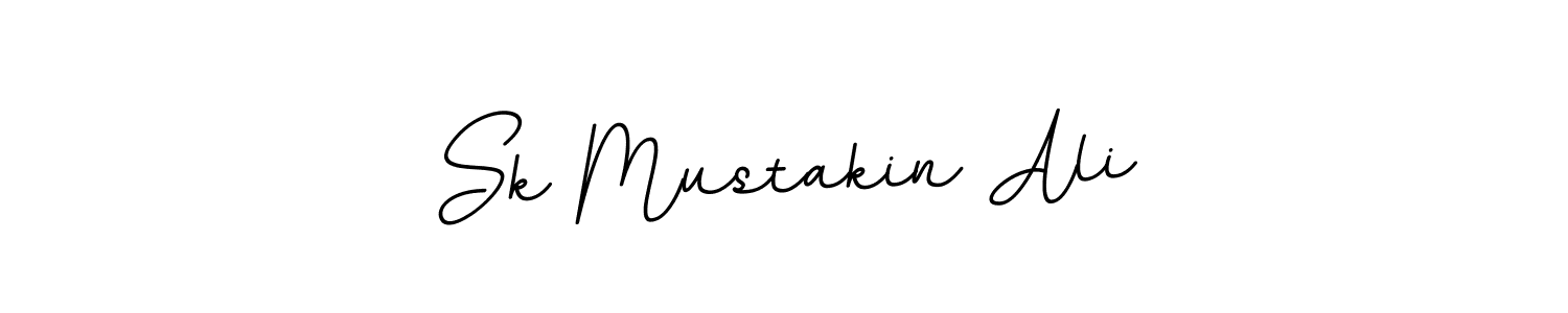 Make a beautiful signature design for name Sk Mustakin Ali. With this signature (BallpointsItalic-DORy9) style, you can create a handwritten signature for free. Sk Mustakin Ali signature style 11 images and pictures png