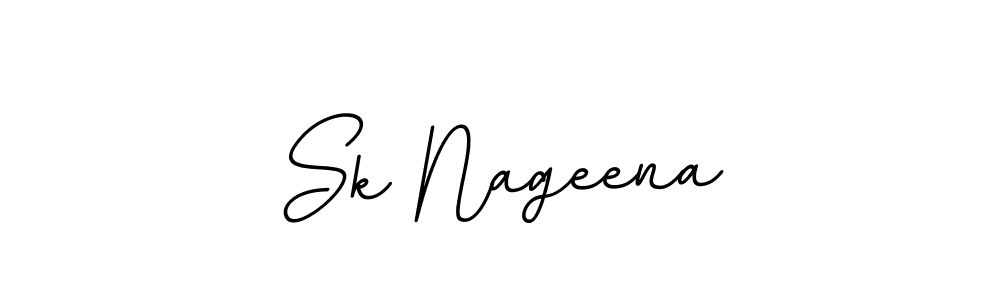 Design your own signature with our free online signature maker. With this signature software, you can create a handwritten (BallpointsItalic-DORy9) signature for name Sk Nageena. Sk Nageena signature style 11 images and pictures png