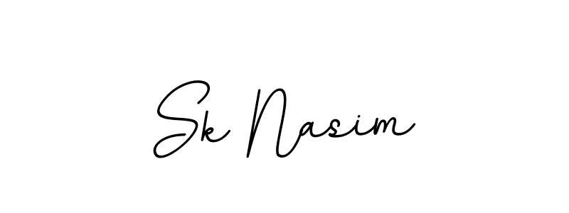 Create a beautiful signature design for name Sk Nasim. With this signature (BallpointsItalic-DORy9) fonts, you can make a handwritten signature for free. Sk Nasim signature style 11 images and pictures png