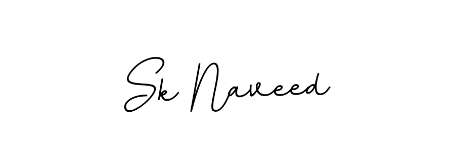 Use a signature maker to create a handwritten signature online. With this signature software, you can design (BallpointsItalic-DORy9) your own signature for name Sk Naveed. Sk Naveed signature style 11 images and pictures png