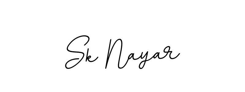 Use a signature maker to create a handwritten signature online. With this signature software, you can design (BallpointsItalic-DORy9) your own signature for name Sk Nayar. Sk Nayar signature style 11 images and pictures png