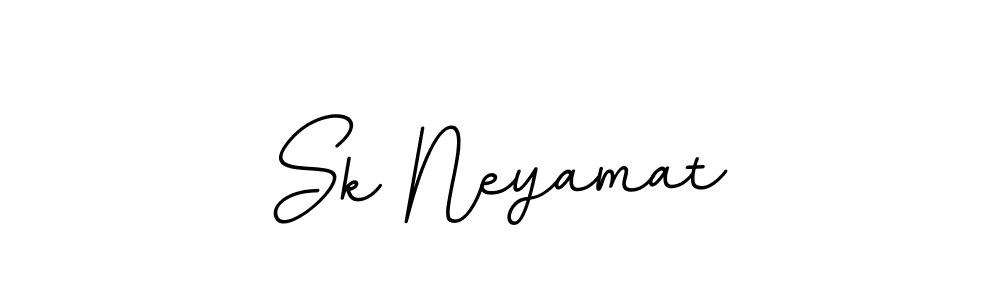 This is the best signature style for the Sk Neyamat name. Also you like these signature font (BallpointsItalic-DORy9). Mix name signature. Sk Neyamat signature style 11 images and pictures png