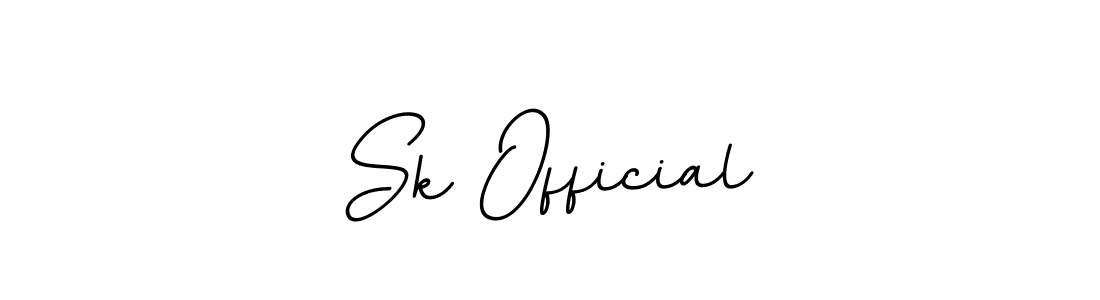 Make a beautiful signature design for name Sk Official. With this signature (BallpointsItalic-DORy9) style, you can create a handwritten signature for free. Sk Official signature style 11 images and pictures png