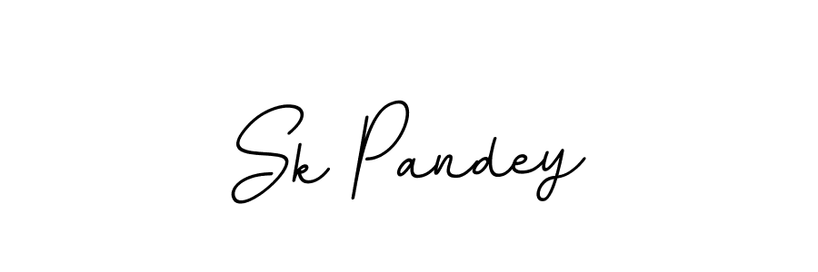 You should practise on your own different ways (BallpointsItalic-DORy9) to write your name (Sk Pandey) in signature. don't let someone else do it for you. Sk Pandey signature style 11 images and pictures png