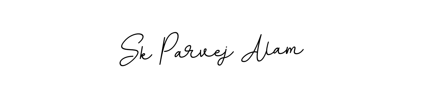 This is the best signature style for the Sk Parvej Alam name. Also you like these signature font (BallpointsItalic-DORy9). Mix name signature. Sk Parvej Alam signature style 11 images and pictures png