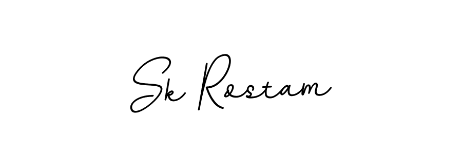 The best way (BallpointsItalic-DORy9) to make a short signature is to pick only two or three words in your name. The name Sk Rostam include a total of six letters. For converting this name. Sk Rostam signature style 11 images and pictures png