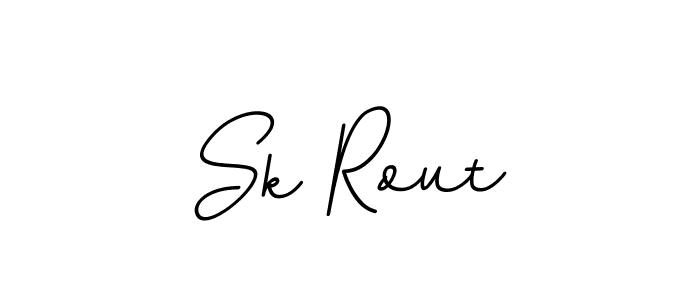 if you are searching for the best signature style for your name Sk Rout. so please give up your signature search. here we have designed multiple signature styles  using BallpointsItalic-DORy9. Sk Rout signature style 11 images and pictures png