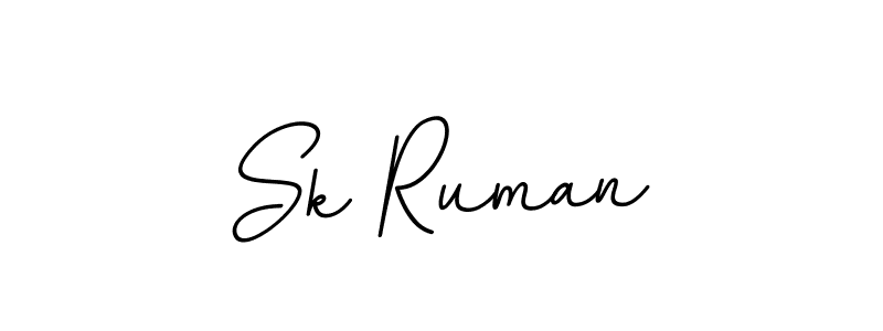 How to make Sk Ruman signature? BallpointsItalic-DORy9 is a professional autograph style. Create handwritten signature for Sk Ruman name. Sk Ruman signature style 11 images and pictures png