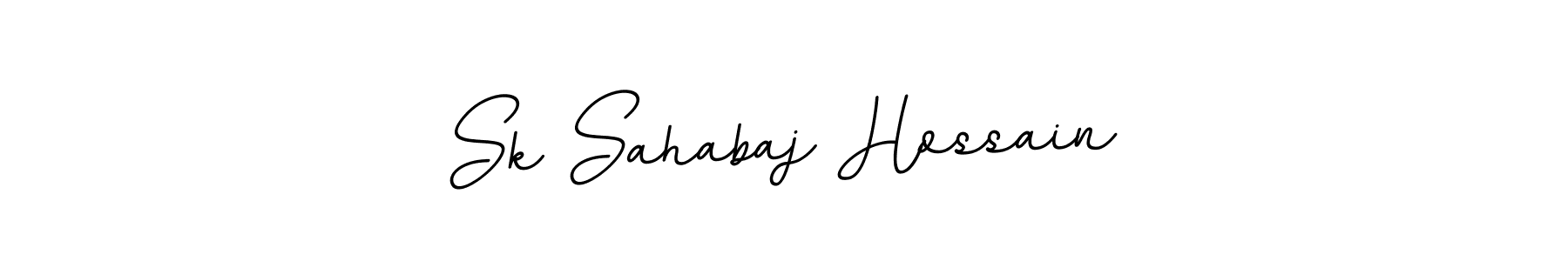 Use a signature maker to create a handwritten signature online. With this signature software, you can design (BallpointsItalic-DORy9) your own signature for name Sk Sahabaj Hossain. Sk Sahabaj Hossain signature style 11 images and pictures png