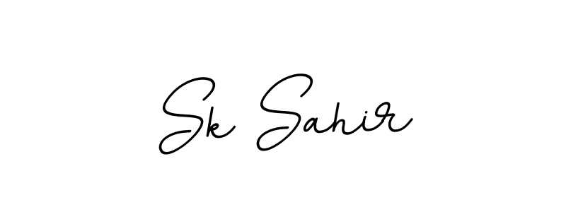 This is the best signature style for the Sk Sahir name. Also you like these signature font (BallpointsItalic-DORy9). Mix name signature. Sk Sahir signature style 11 images and pictures png