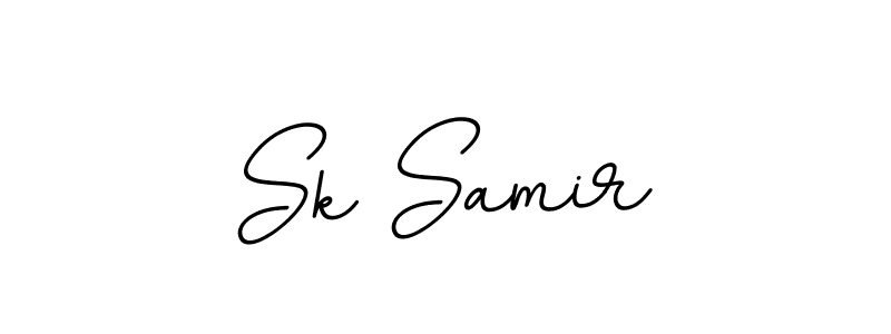 You should practise on your own different ways (BallpointsItalic-DORy9) to write your name (Sk Samir) in signature. don't let someone else do it for you. Sk Samir signature style 11 images and pictures png