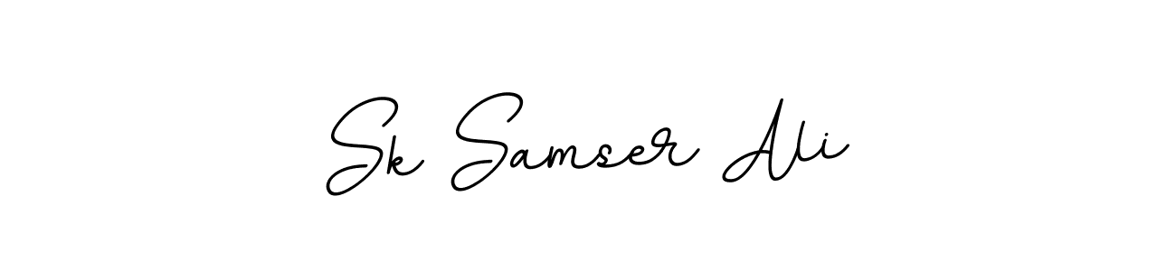 You should practise on your own different ways (BallpointsItalic-DORy9) to write your name (Sk Samser Ali) in signature. don't let someone else do it for you. Sk Samser Ali signature style 11 images and pictures png