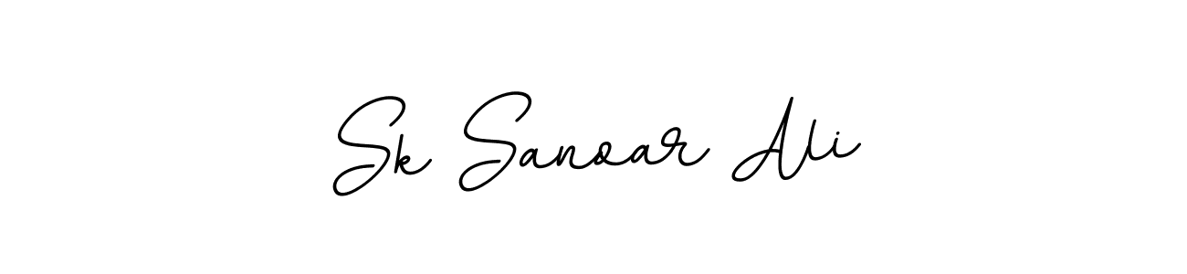 Sk Sanoar Ali stylish signature style. Best Handwritten Sign (BallpointsItalic-DORy9) for my name. Handwritten Signature Collection Ideas for my name Sk Sanoar Ali. Sk Sanoar Ali signature style 11 images and pictures png
