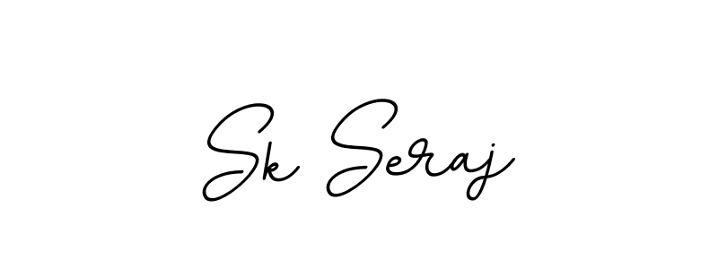 The best way (BallpointsItalic-DORy9) to make a short signature is to pick only two or three words in your name. The name Sk Seraj include a total of six letters. For converting this name. Sk Seraj signature style 11 images and pictures png