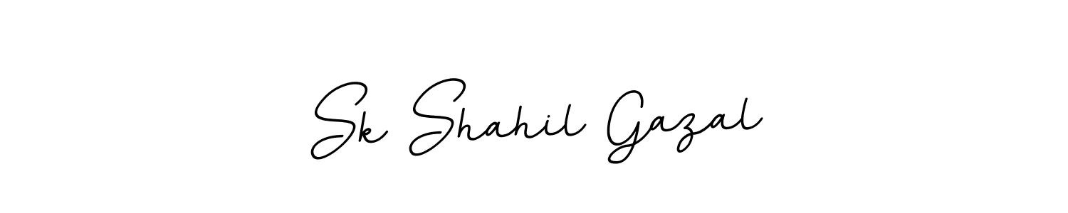 Make a beautiful signature design for name Sk Shahil Gazal. With this signature (BallpointsItalic-DORy9) style, you can create a handwritten signature for free. Sk Shahil Gazal signature style 11 images and pictures png