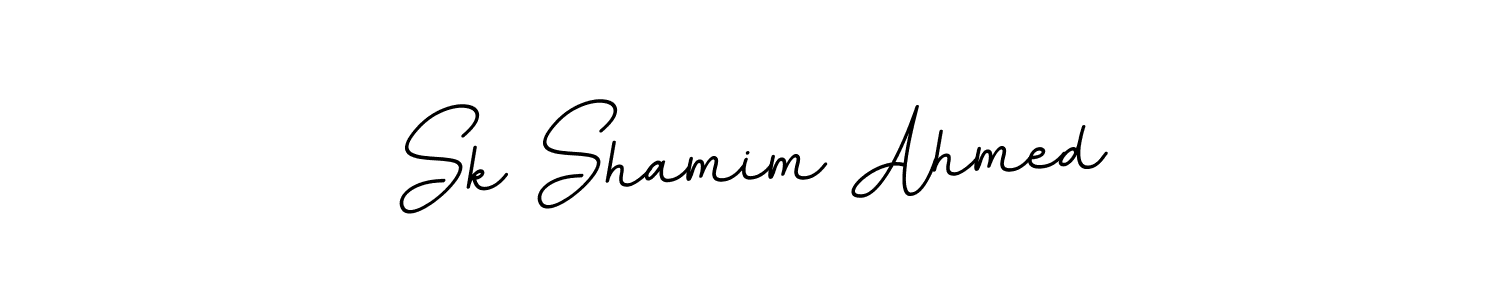 You should practise on your own different ways (BallpointsItalic-DORy9) to write your name (Sk Shamim Ahmed) in signature. don't let someone else do it for you. Sk Shamim Ahmed signature style 11 images and pictures png