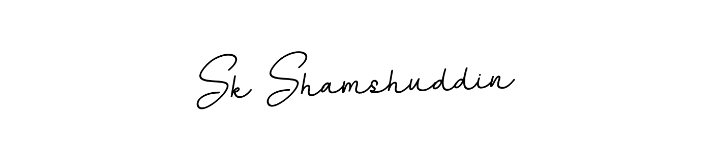 Sk Shamshuddin stylish signature style. Best Handwritten Sign (BallpointsItalic-DORy9) for my name. Handwritten Signature Collection Ideas for my name Sk Shamshuddin. Sk Shamshuddin signature style 11 images and pictures png