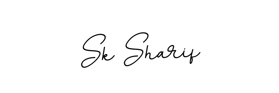 Use a signature maker to create a handwritten signature online. With this signature software, you can design (BallpointsItalic-DORy9) your own signature for name Sk Sharif. Sk Sharif signature style 11 images and pictures png
