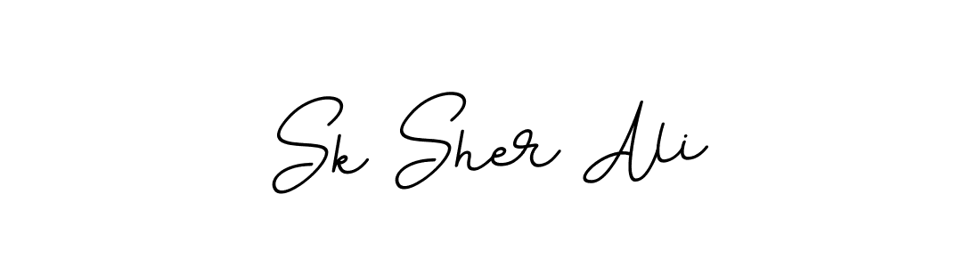 Make a beautiful signature design for name Sk Sher Ali. With this signature (BallpointsItalic-DORy9) style, you can create a handwritten signature for free. Sk Sher Ali signature style 11 images and pictures png