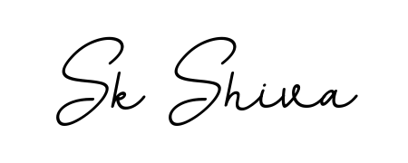 You should practise on your own different ways (BallpointsItalic-DORy9) to write your name (Sk Shiva) in signature. Don't let someone else do it for you. Sk Shiva signature style 11 images and pictures png