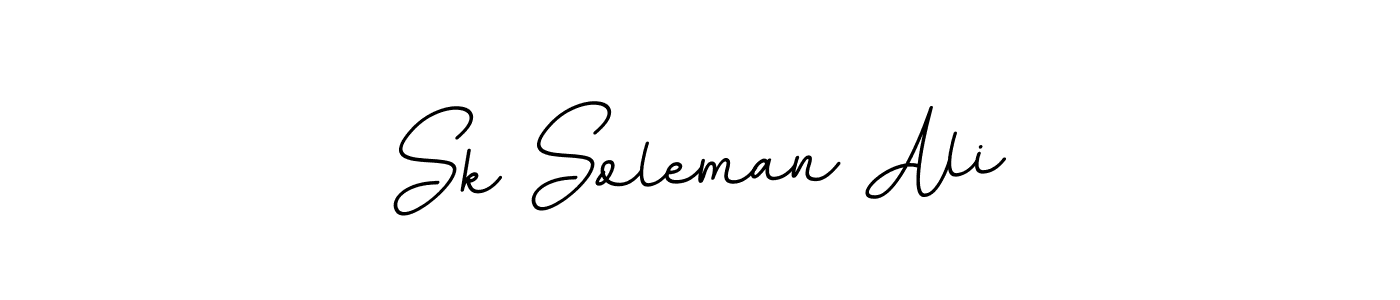 Create a beautiful signature design for name Sk Soleman Ali. With this signature (BallpointsItalic-DORy9) fonts, you can make a handwritten signature for free. Sk Soleman Ali signature style 11 images and pictures png