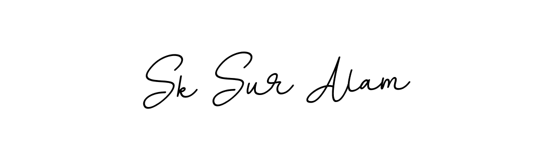 How to make Sk Sur Alam name signature. Use BallpointsItalic-DORy9 style for creating short signs online. This is the latest handwritten sign. Sk Sur Alam signature style 11 images and pictures png