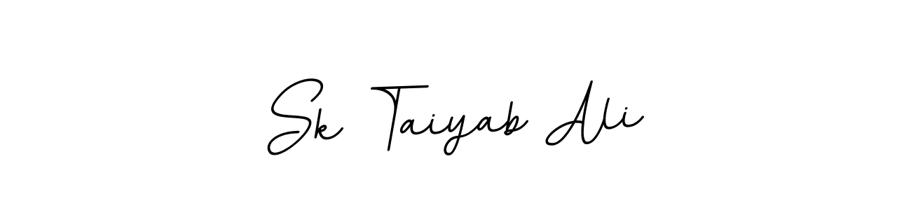 You should practise on your own different ways (BallpointsItalic-DORy9) to write your name (Sk Taiyab Ali) in signature. don't let someone else do it for you. Sk Taiyab Ali signature style 11 images and pictures png