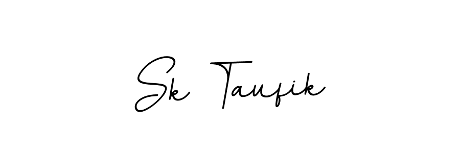 Design your own signature with our free online signature maker. With this signature software, you can create a handwritten (BallpointsItalic-DORy9) signature for name Sk Taufik. Sk Taufik signature style 11 images and pictures png