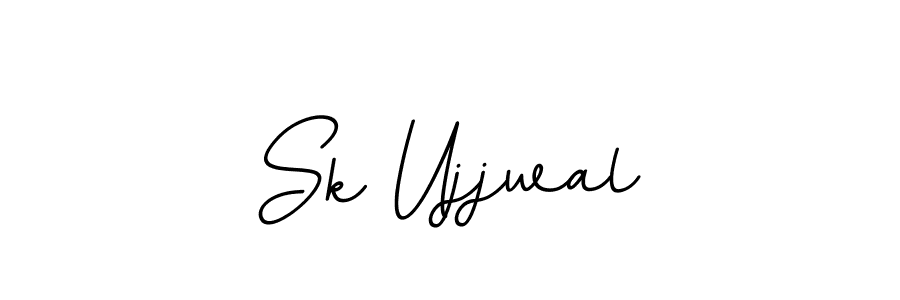 Design your own signature with our free online signature maker. With this signature software, you can create a handwritten (BallpointsItalic-DORy9) signature for name Sk Ujjwal. Sk Ujjwal signature style 11 images and pictures png