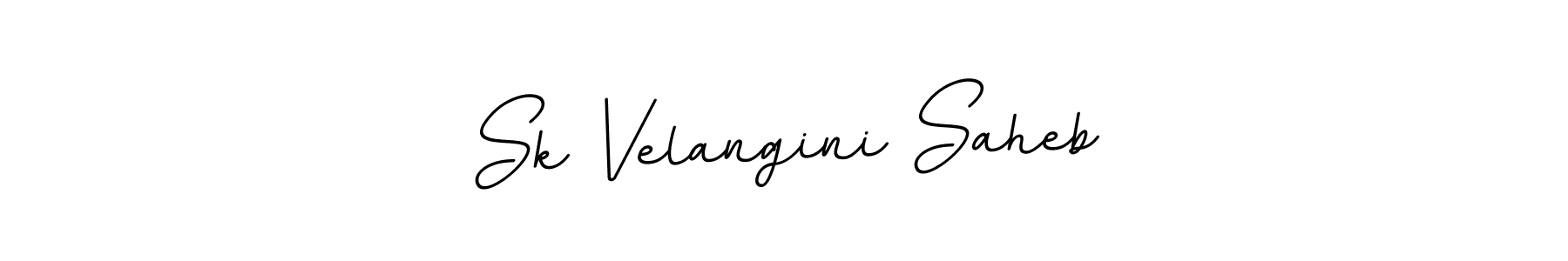 Sk Velangini Saheb stylish signature style. Best Handwritten Sign (BallpointsItalic-DORy9) for my name. Handwritten Signature Collection Ideas for my name Sk Velangini Saheb. Sk Velangini Saheb signature style 11 images and pictures png